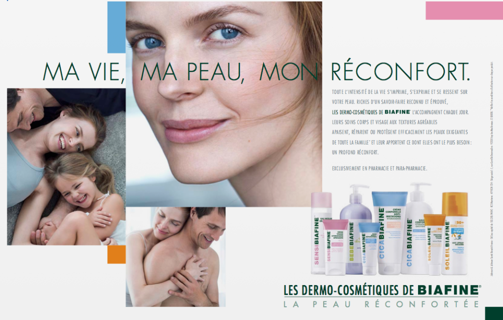 Les Dermo-cosmétiques de Biafine en quête de réconfort avec DDB Paris