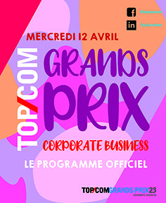 Le Programme officiel du Top/Com Grands Prix Corporate Business 2023